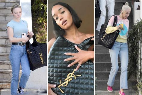 zoe kravitz ysl bag|zoe kravitz icare bag.